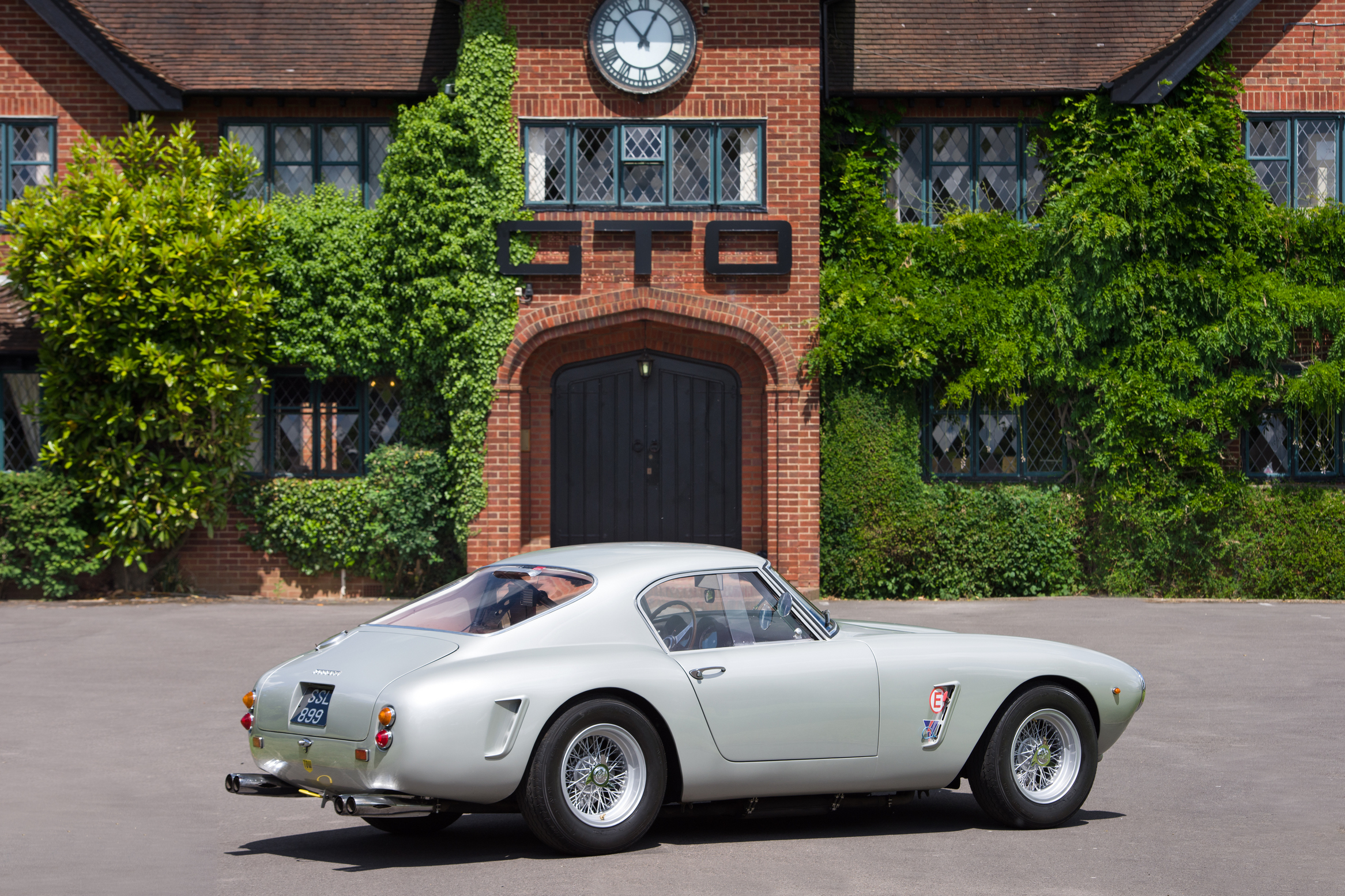 The rear of a 250 GT SWB at GTO House