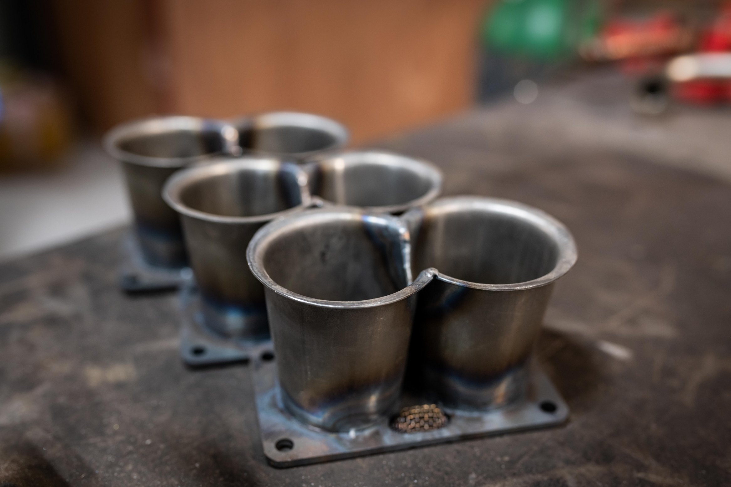Carburetor Trumpets in the Fabrication Shop