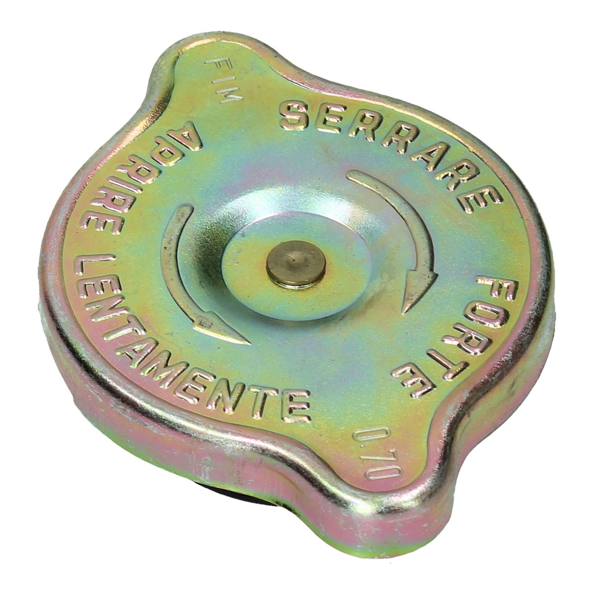 Radiator Cap FIM Large 0.7 Gold