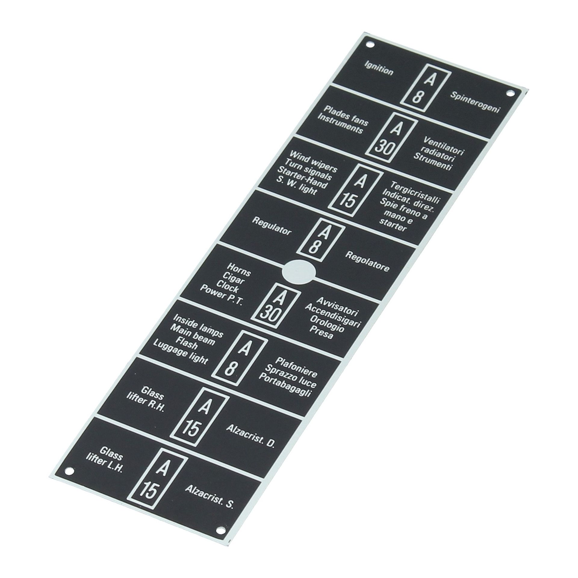 Fuse Box Tag Pair 330