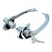Chrome Outer Door Handle Set X 2 SWB