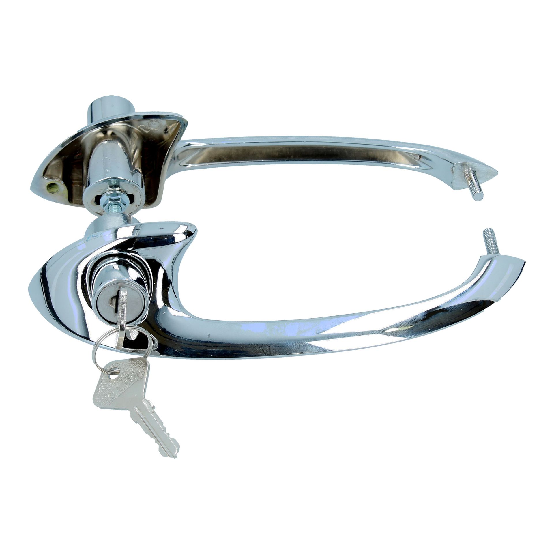 Chrome Outer Door Handle Set SWB