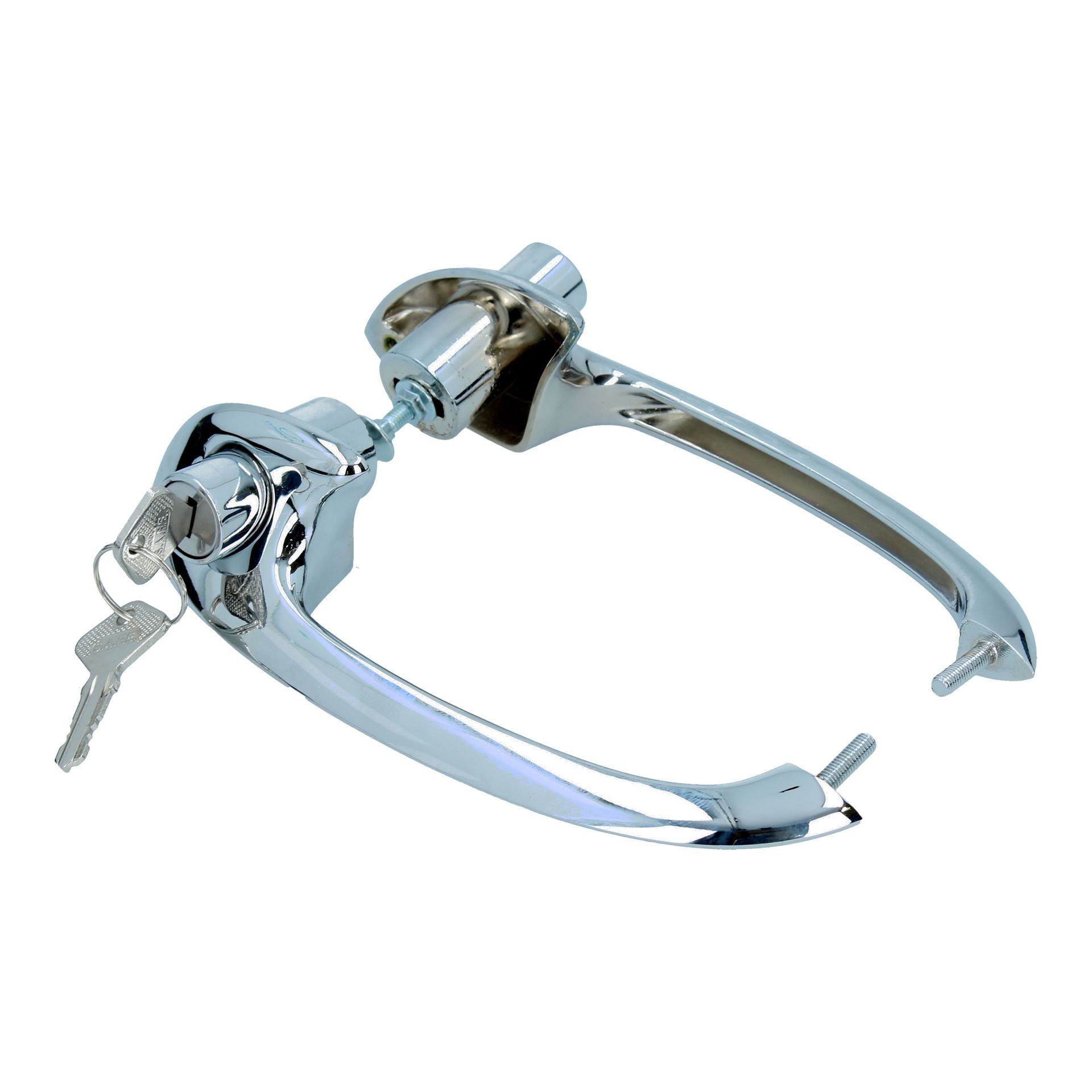 Chrome Outer Door Handle Set X 2 SWB