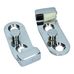 Chrome Door Lock Striker Plate Set