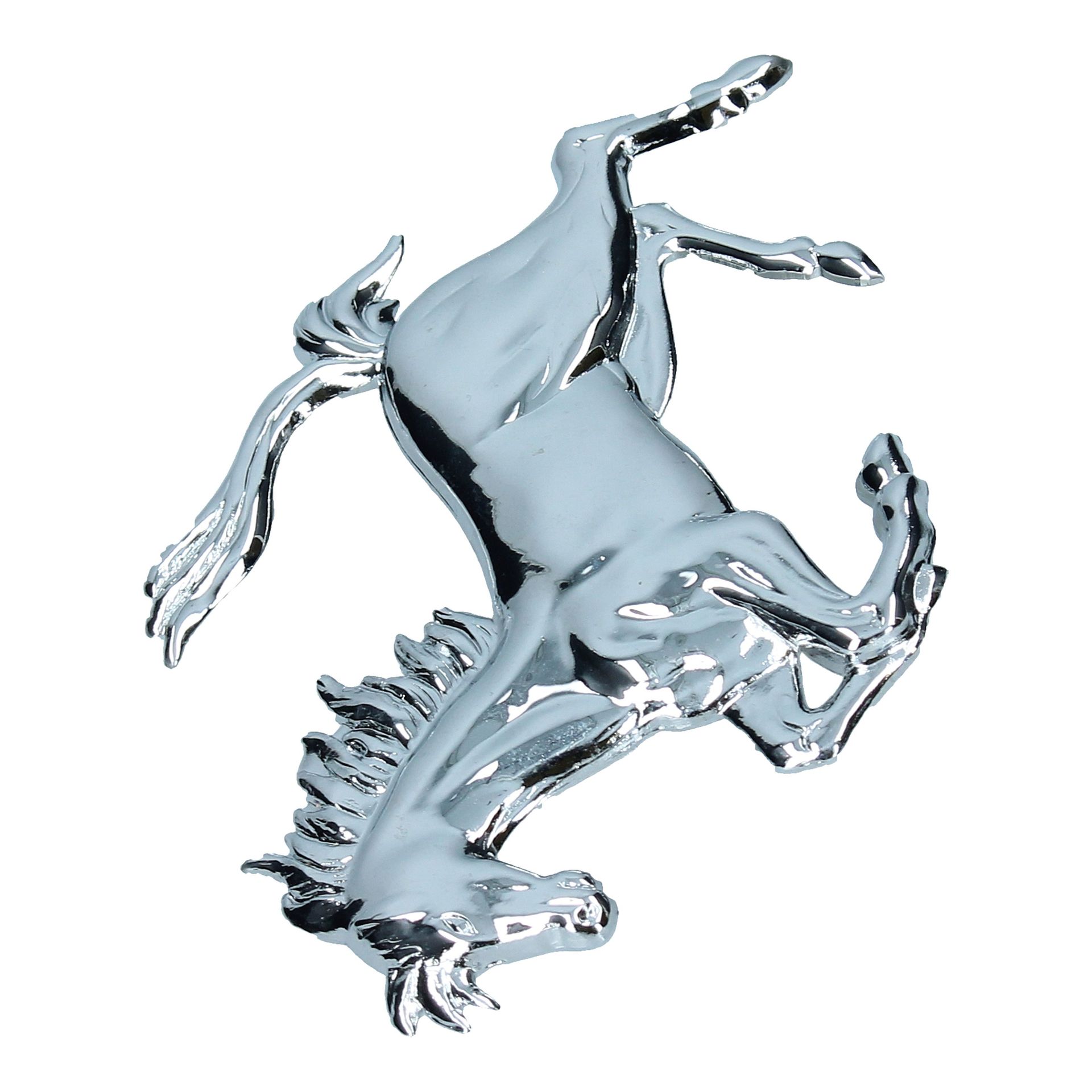 Badge Prancing Horse Chromed 110mm Height