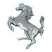 Prancing Horse Motif Chrome 60mm