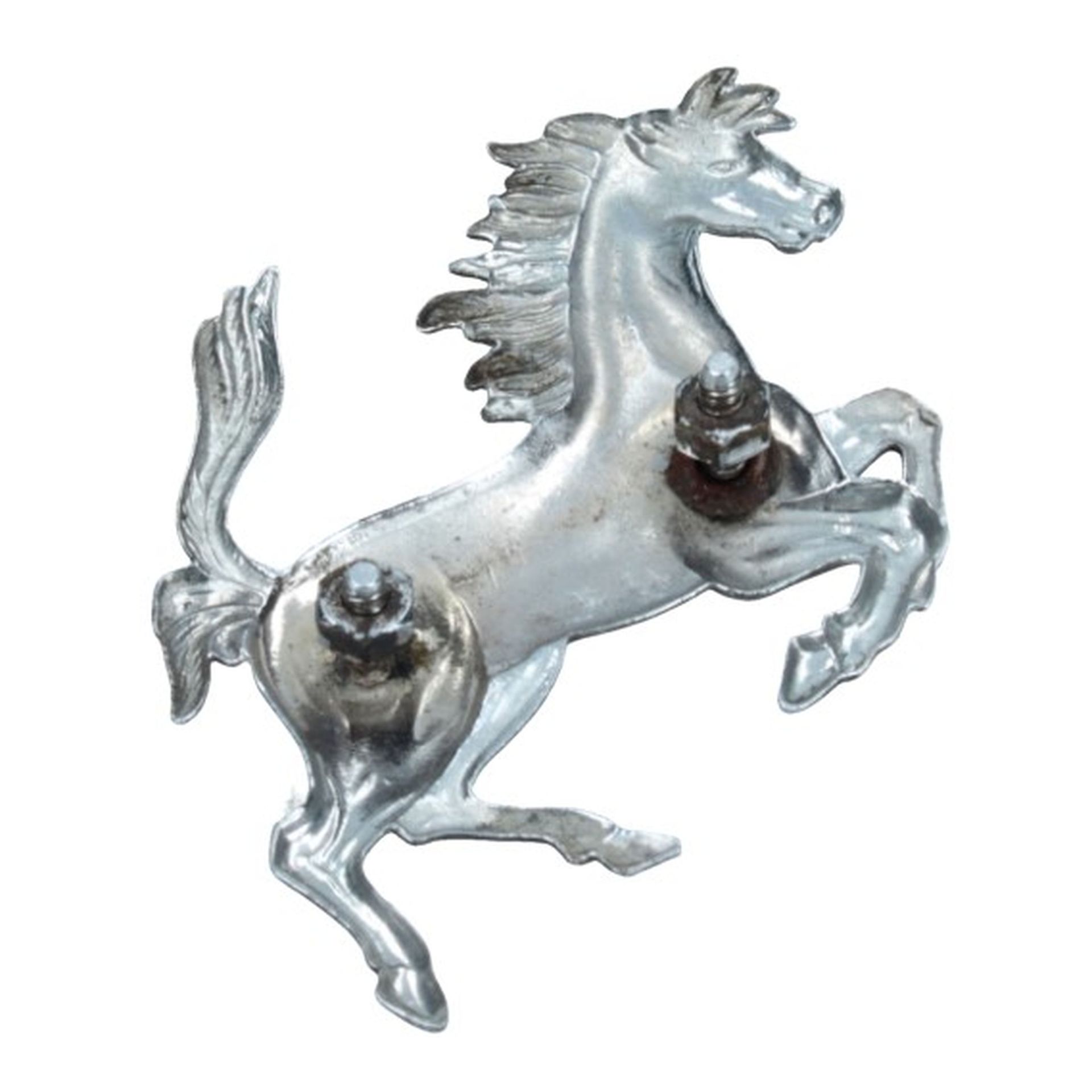 Prancing Horse Motif Chrome 60mm