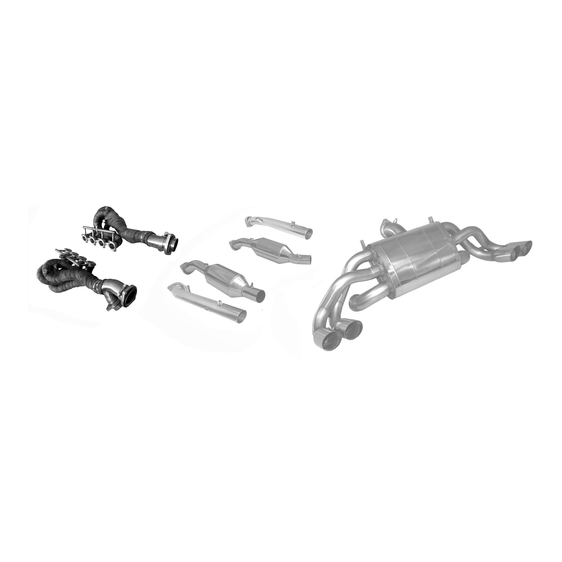 Exhaust Manifold set (RH+LH)(inox) 355 2.7