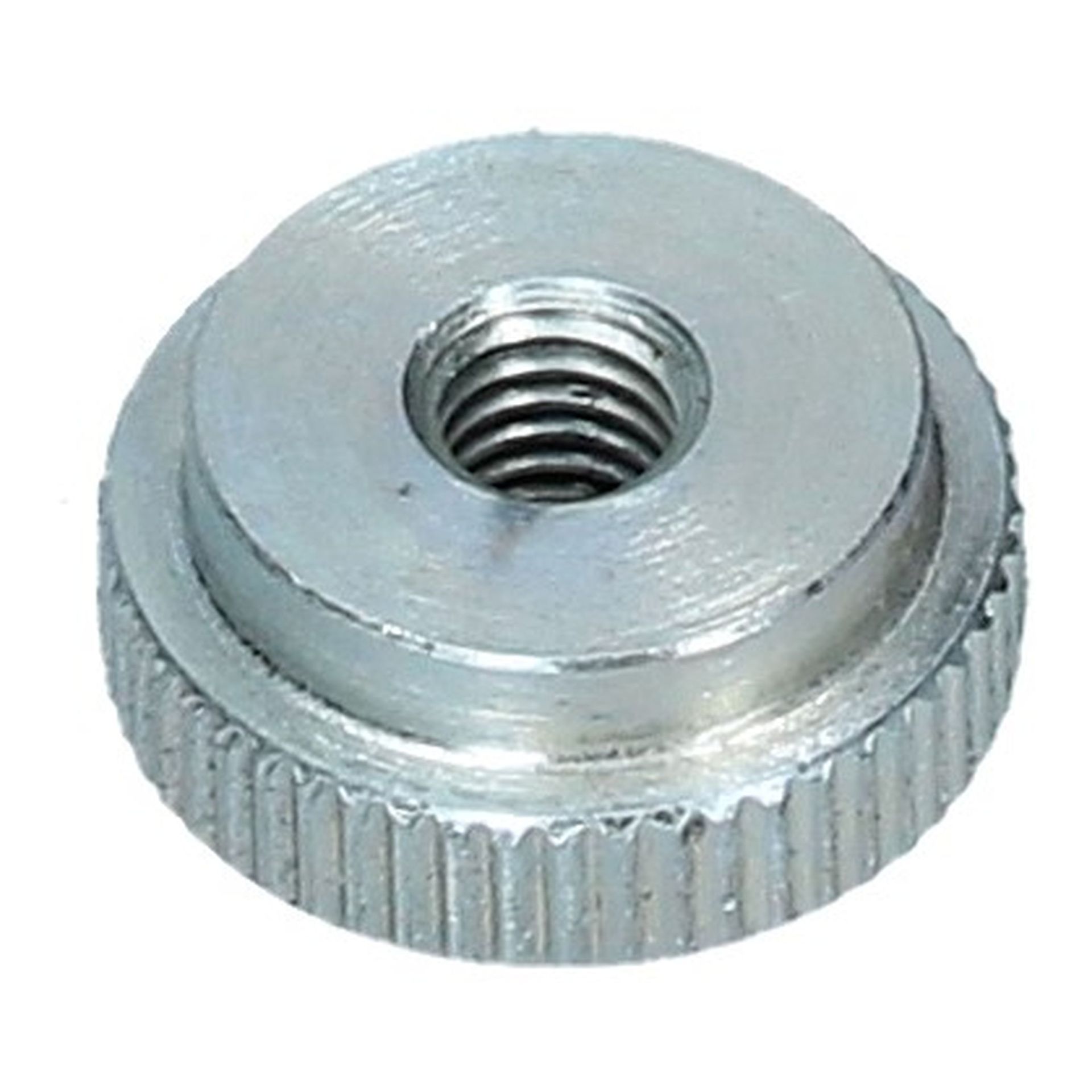 Air Cleaner Top Knurled Nut Silver