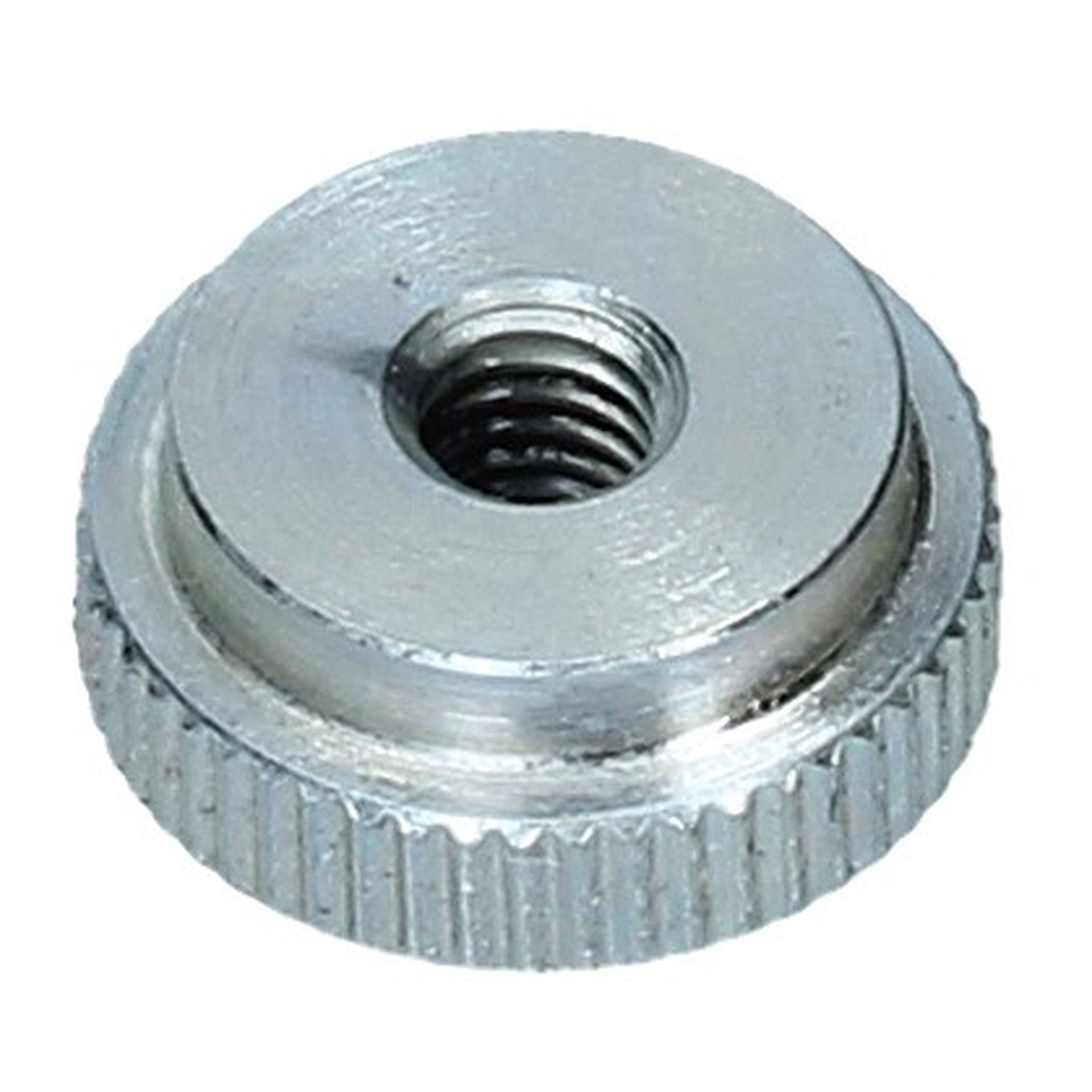 Air Cleaner Top Knurled Nut Silver