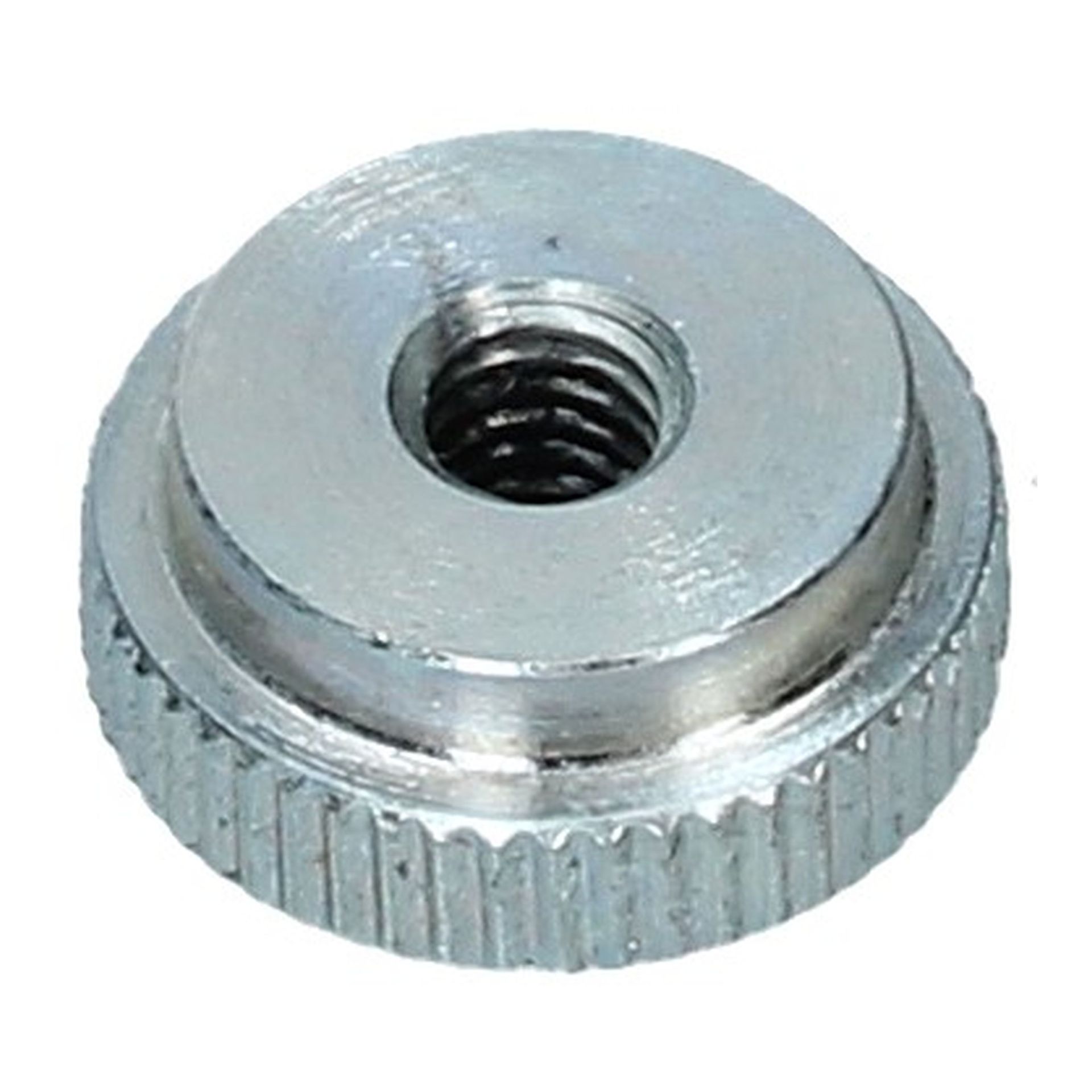 Air Cleaner Top Knurled Nut Silver