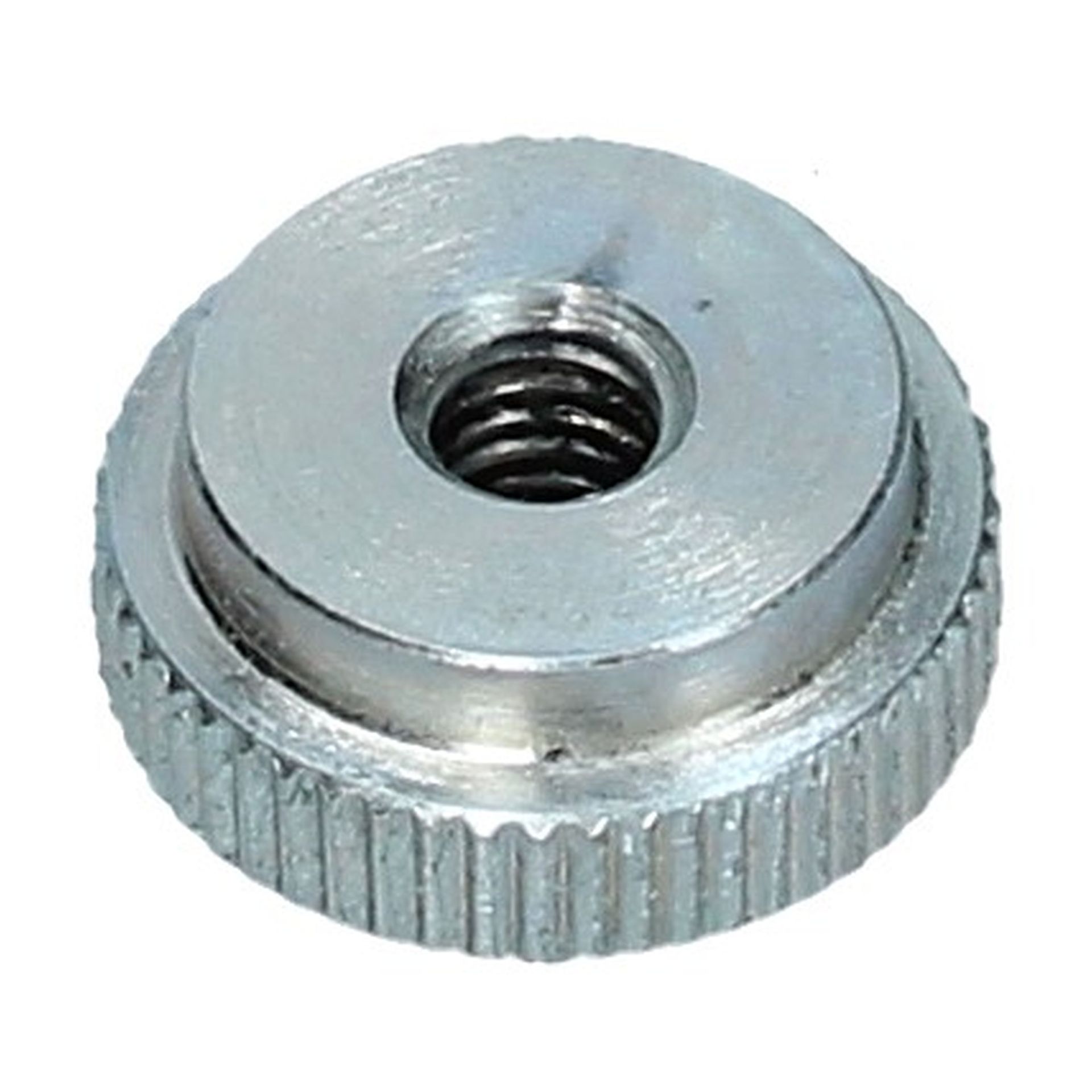 Air Cleaner Top Knurled Nut Silver