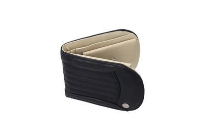 Wallets - Black/Cream Inside (W/ Coin Pocket)