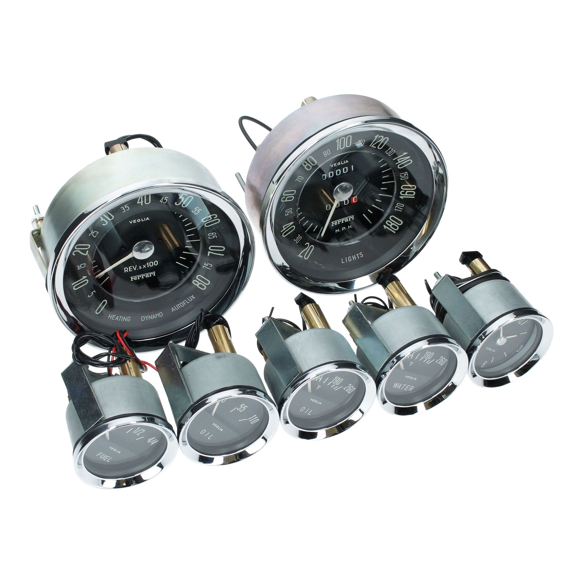 Instrument Set 250 SWB (English/MPH/Farenheit)