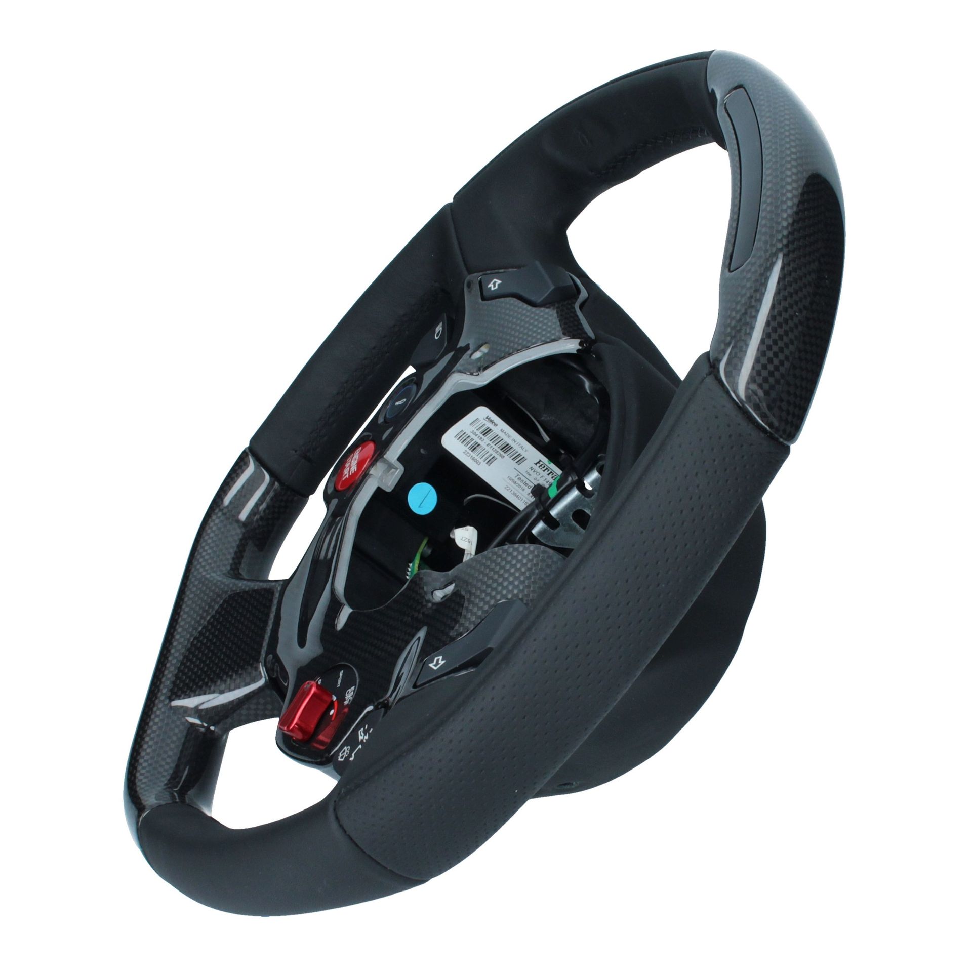 Steering Wheel Leather Carbon with LED California Turbo