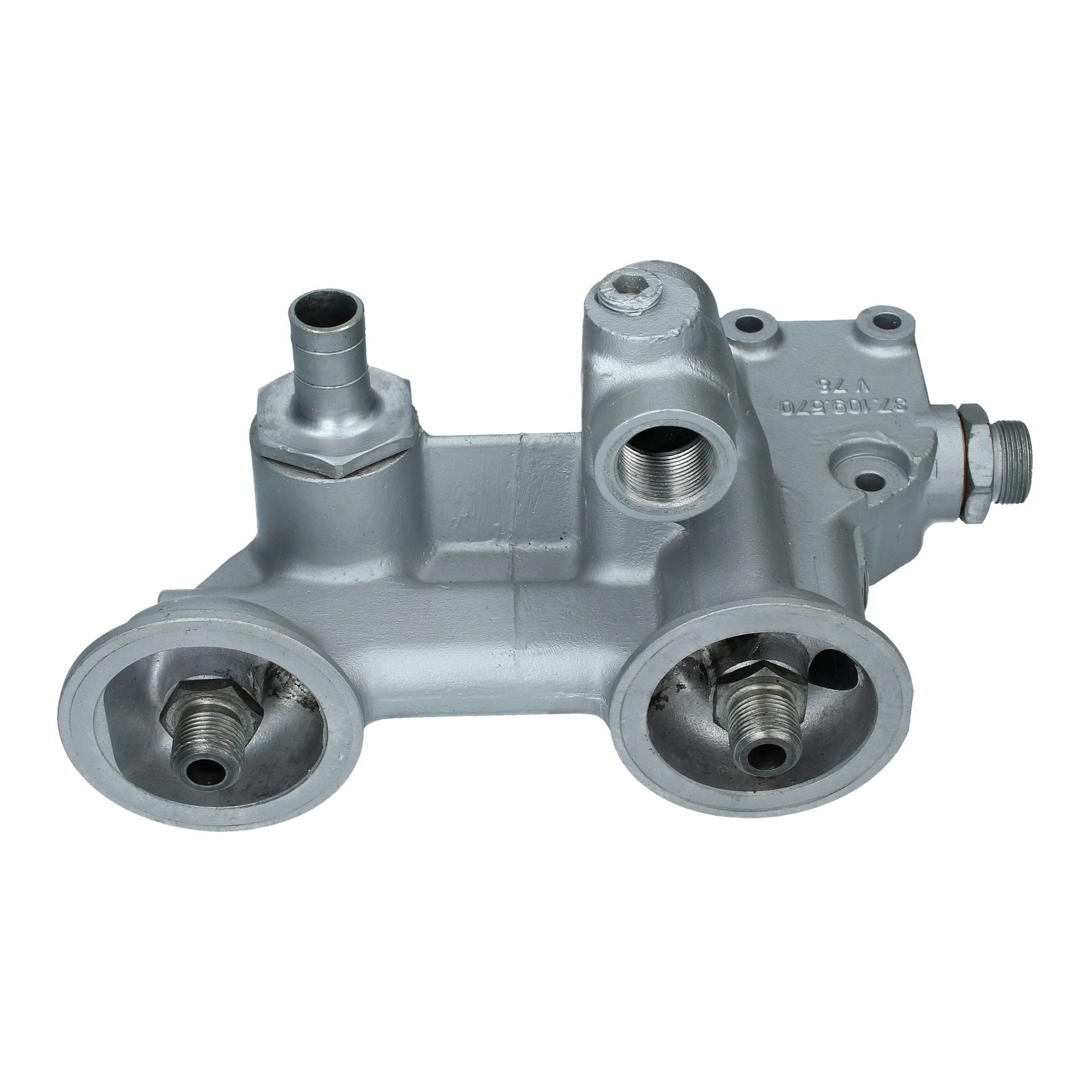 Twin Oil Filter Housing with PRV
