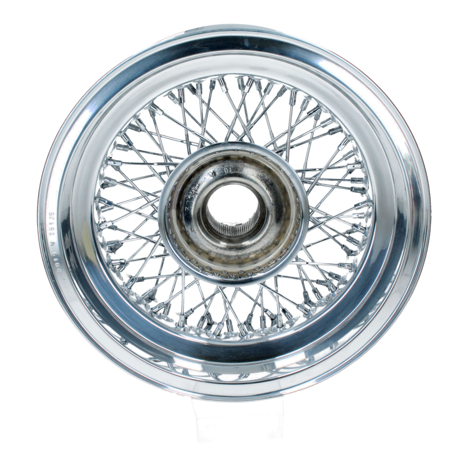 ORIGINAL Borrani Wire Wheel 15" x 6.5" RW3801 SWB Upgrade Polished Reconditioned