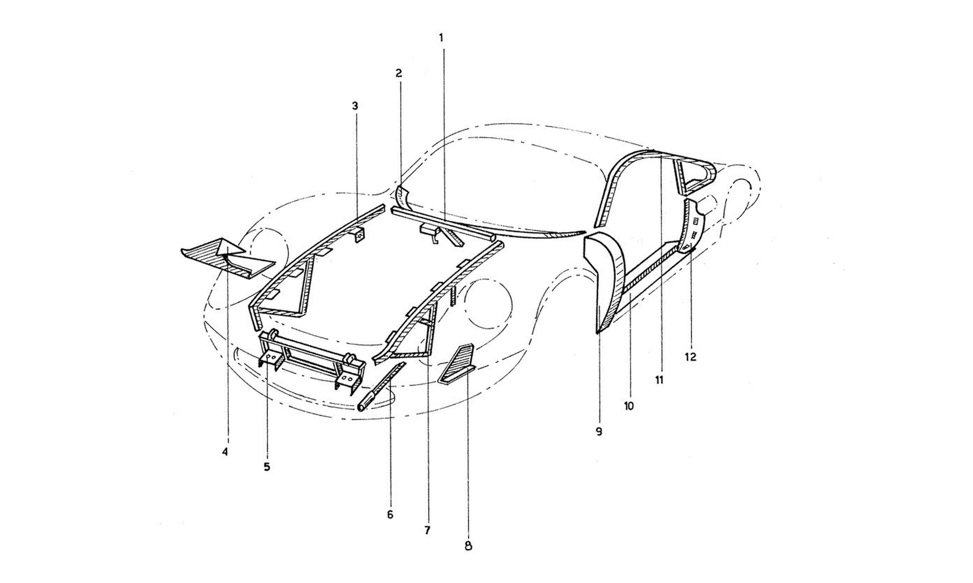 Schematic: Front External Frame Work