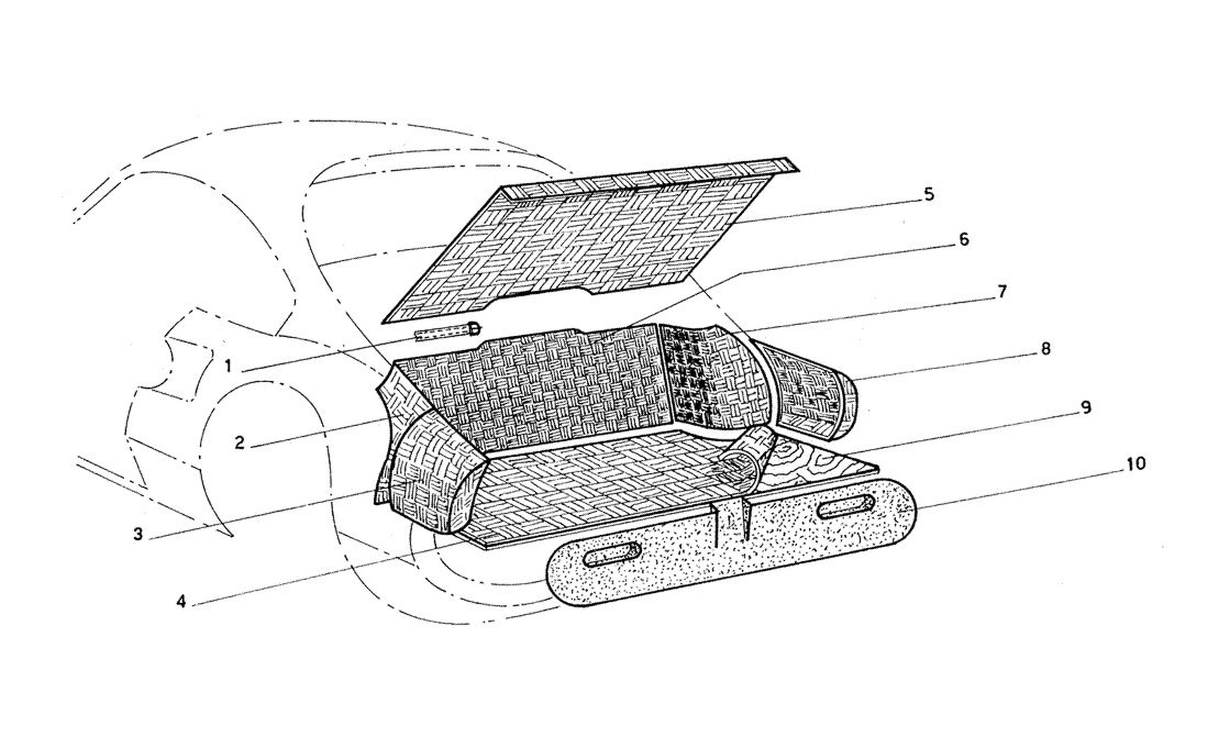 Schematic: Boot Carpets & Panels