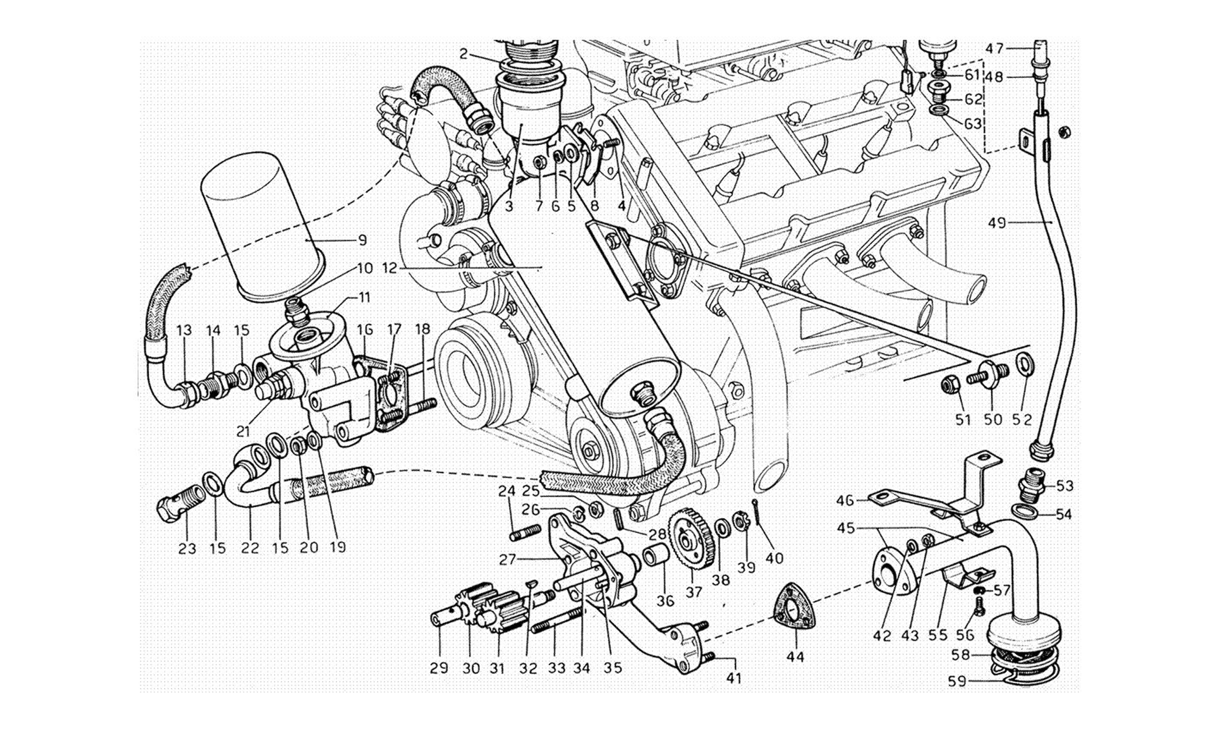 Schematic: Engine Lubrication