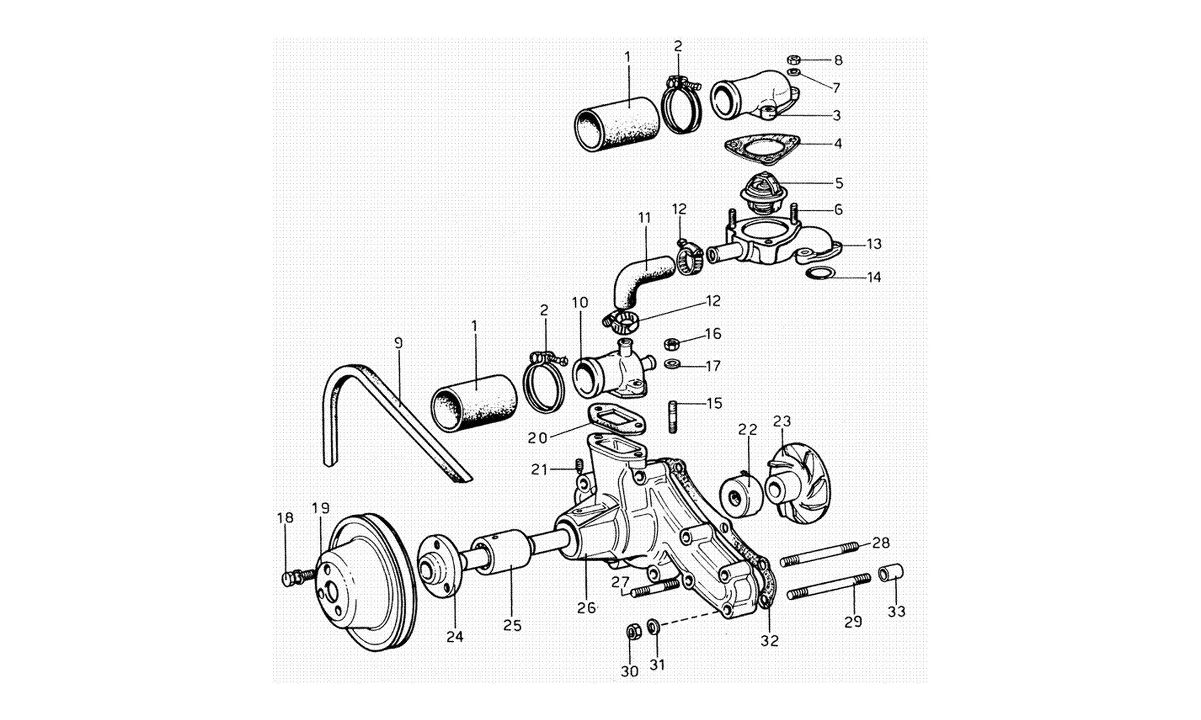 Schematic: Water Pump And Pipes