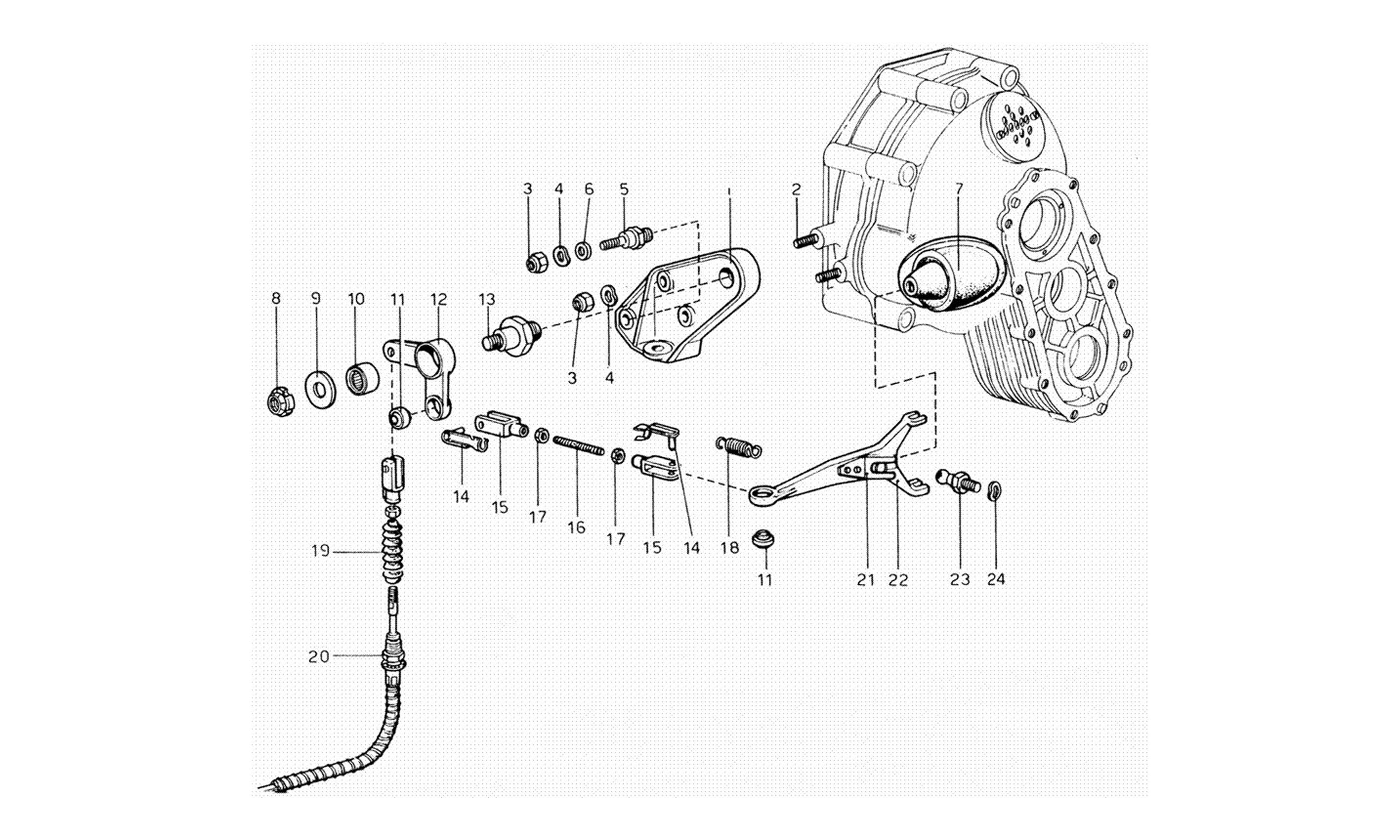 Schematic: Clutch Disengagement