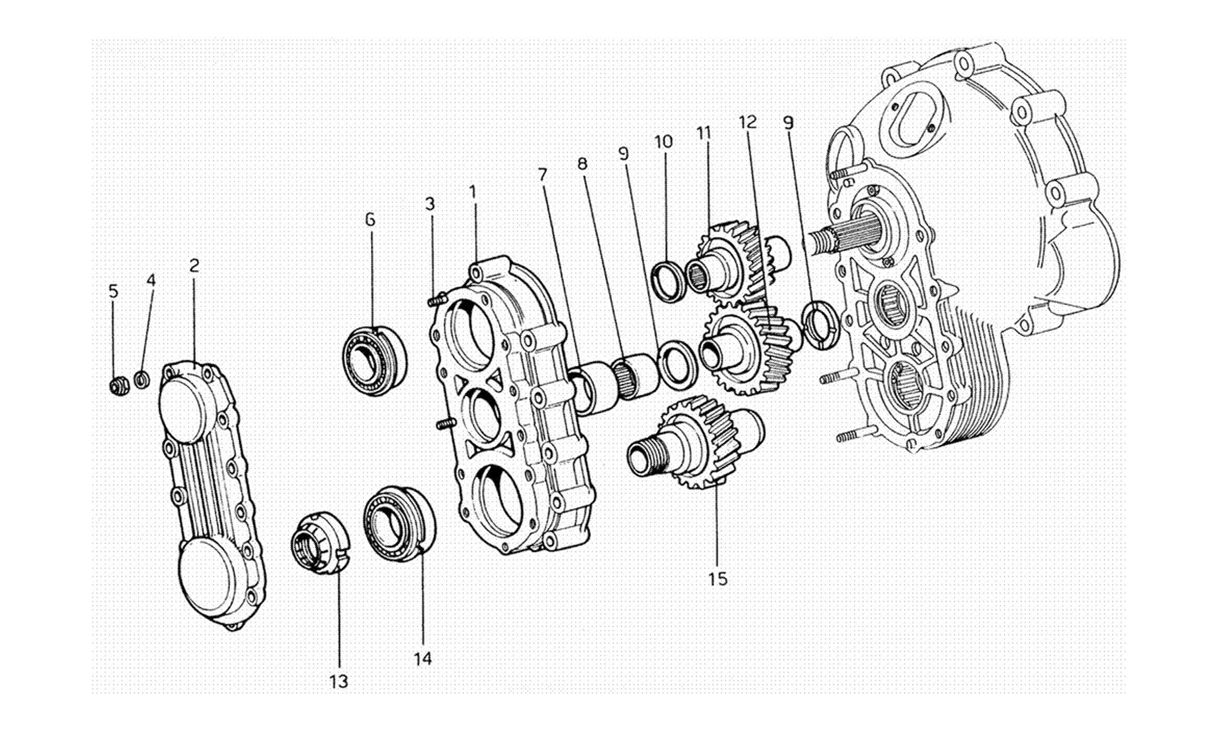 Schematic: Gear Box Transmission