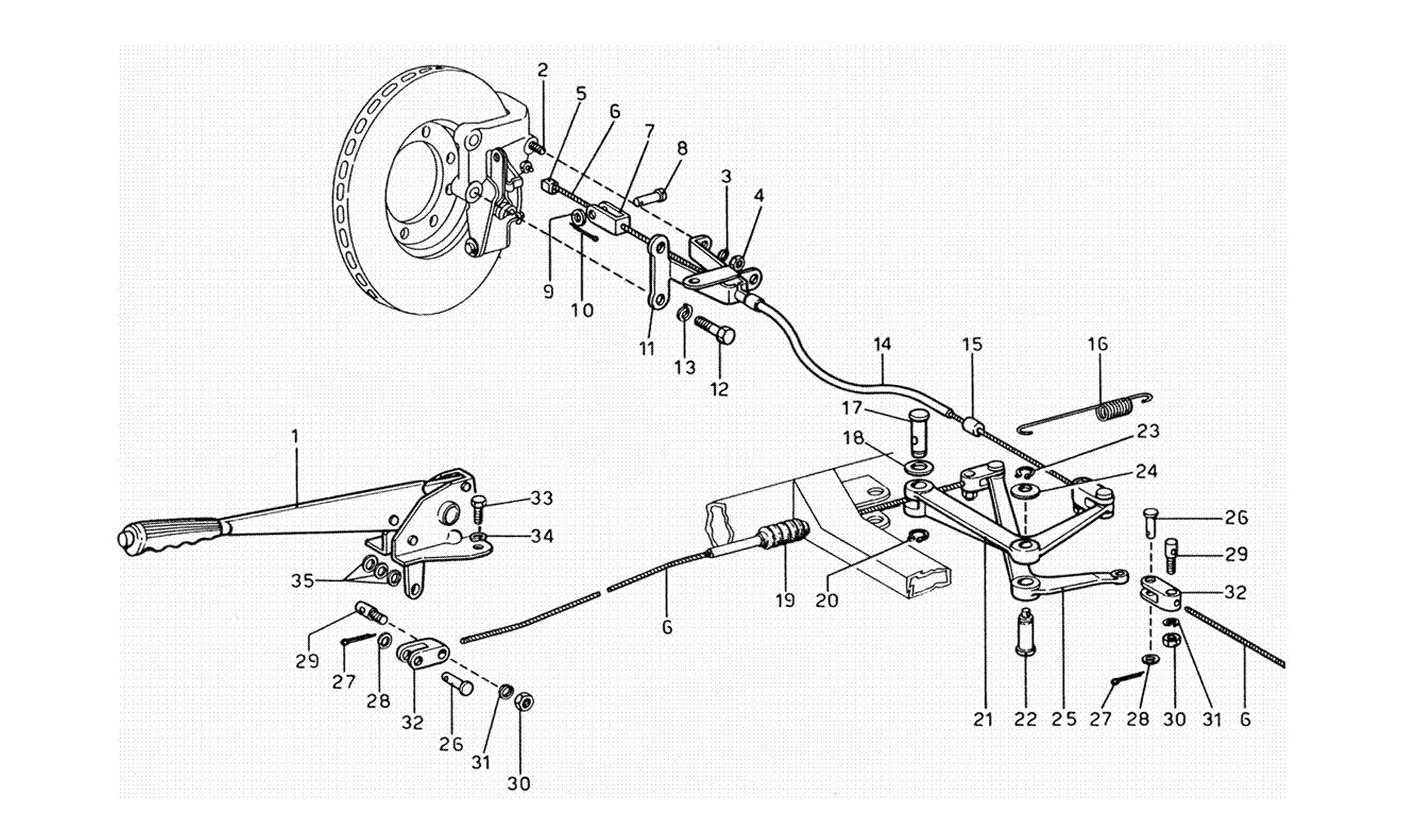 Schematic: Hand Brakes Control