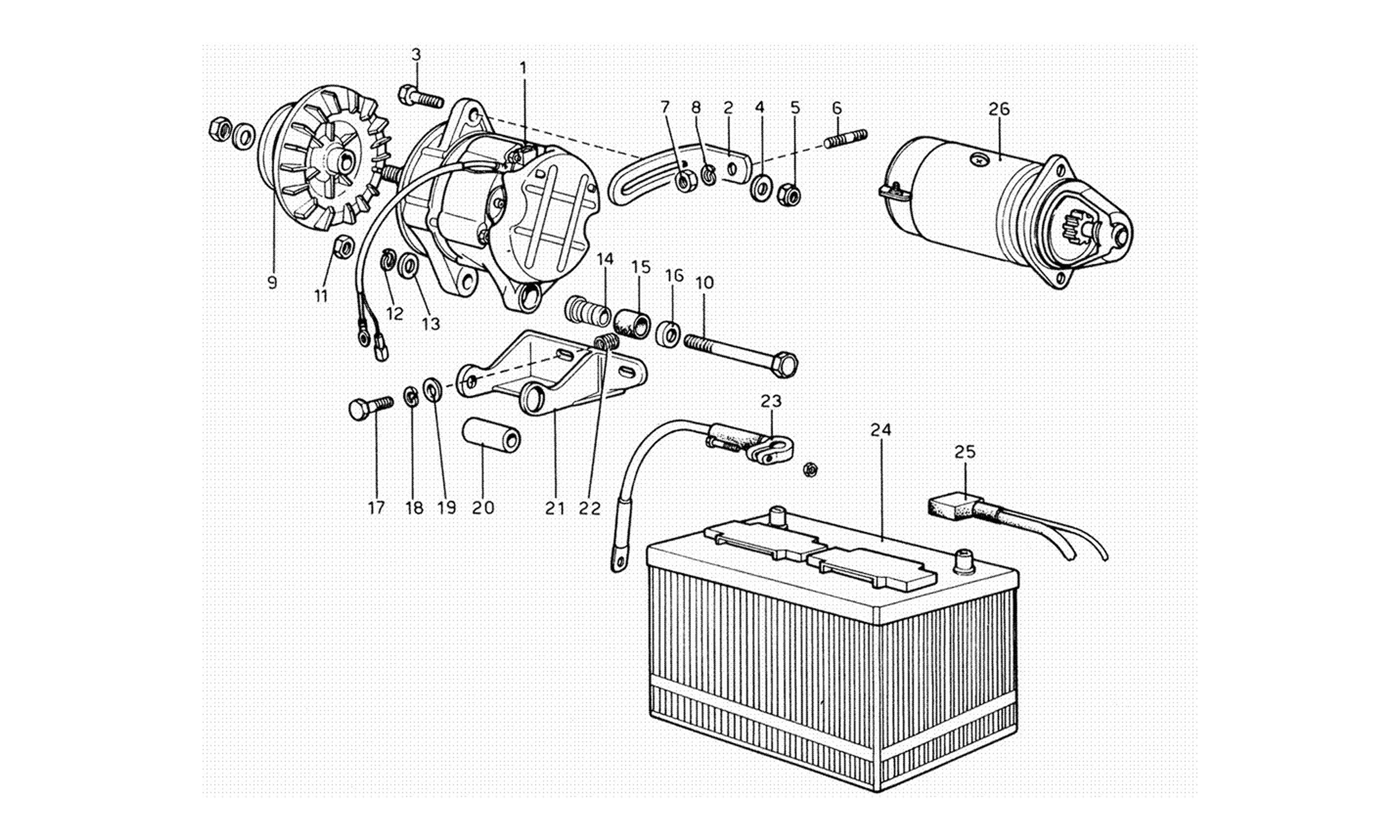 Schematic: Current Output Starting Motor