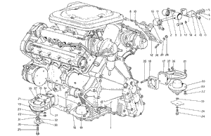 Engine - Gearbox And Supports