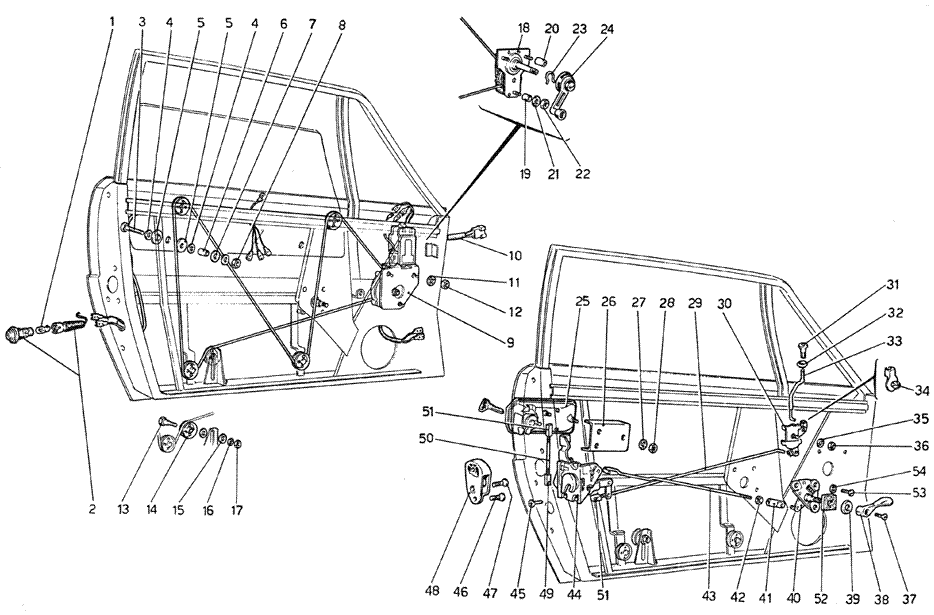 Schematic: Doors