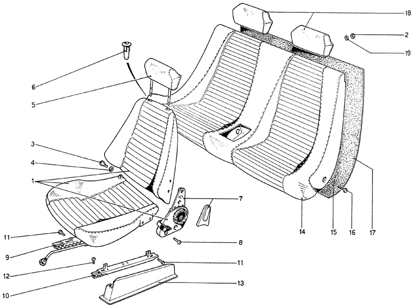 Schematic: Seats