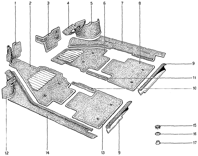 Schematic: Carpeting