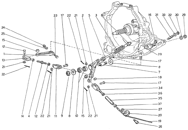 Schematic: Clutch Operating Control