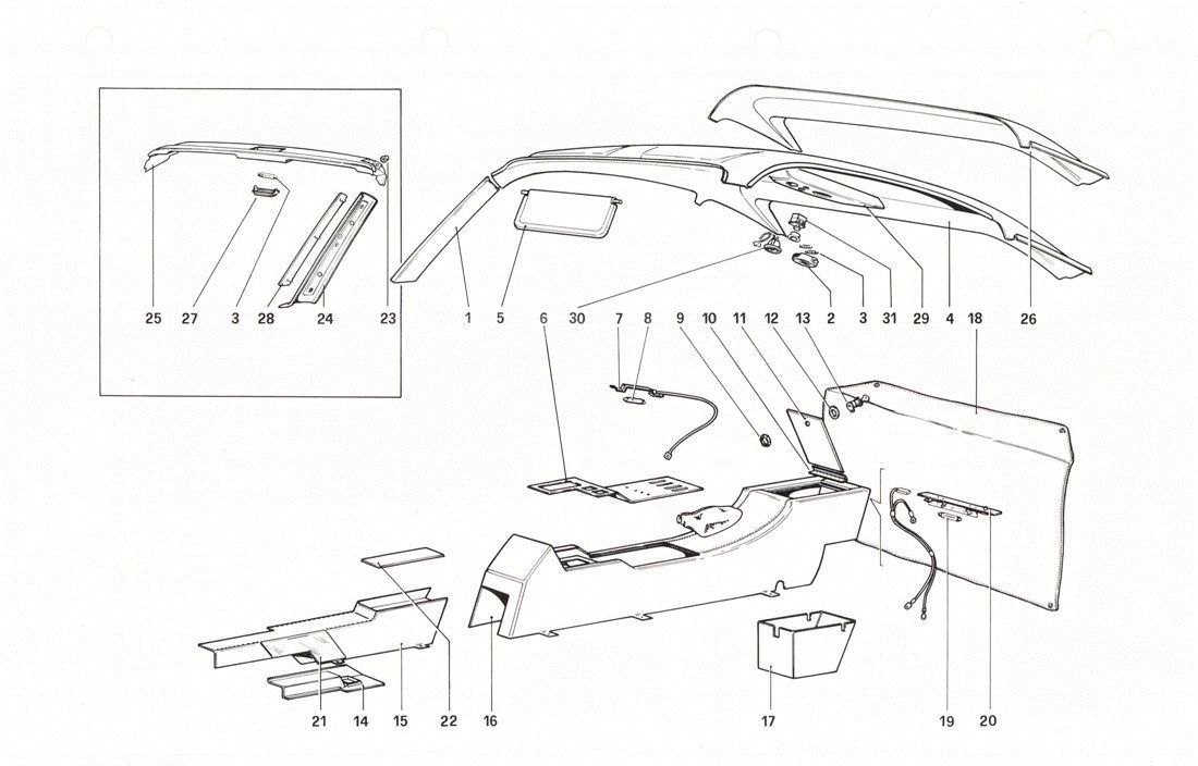 Schematic: Tunnel and roof