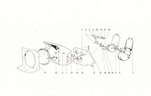 Headlights lifting device