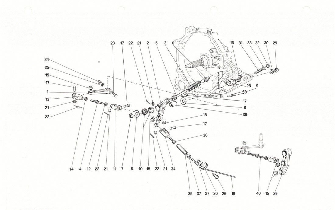 Schematic: Clutch operating control