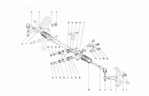 Steering box and linkage