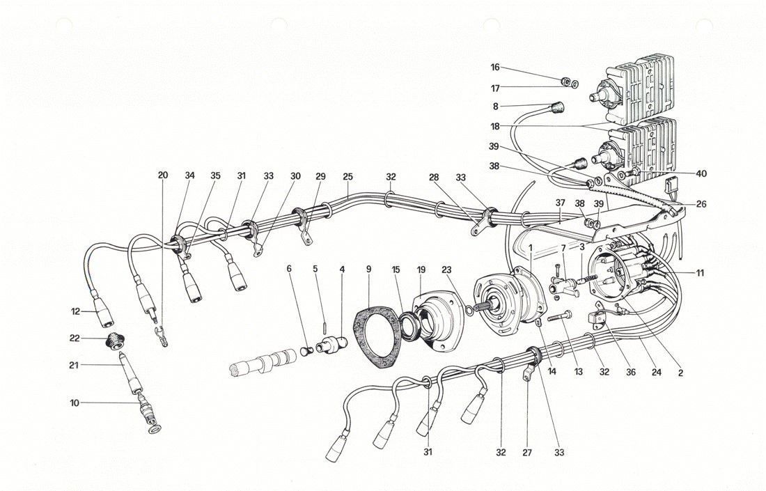 Schematic: Engine ignition