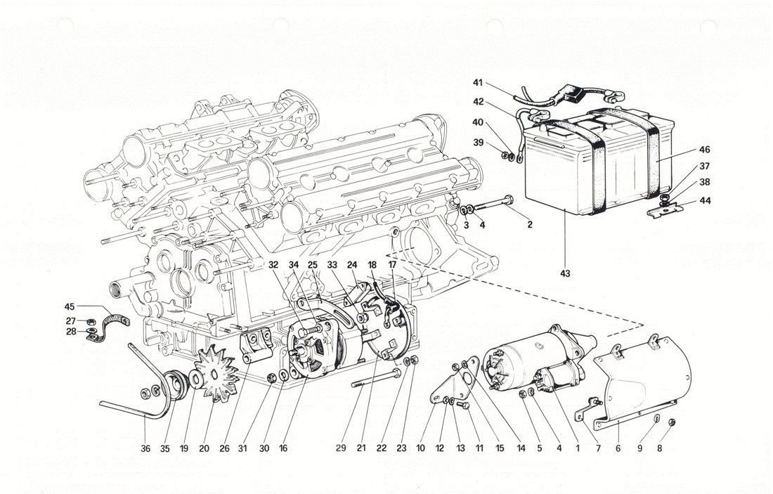 Schematic: Electric generating system