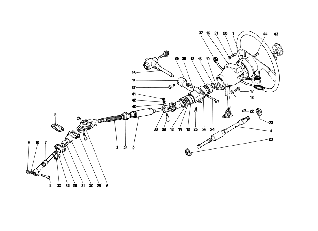 Schematic: Steering Column