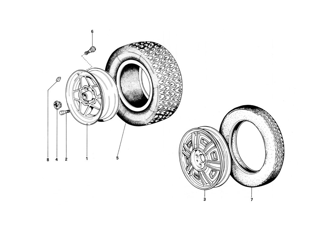 Schematic: Wheels