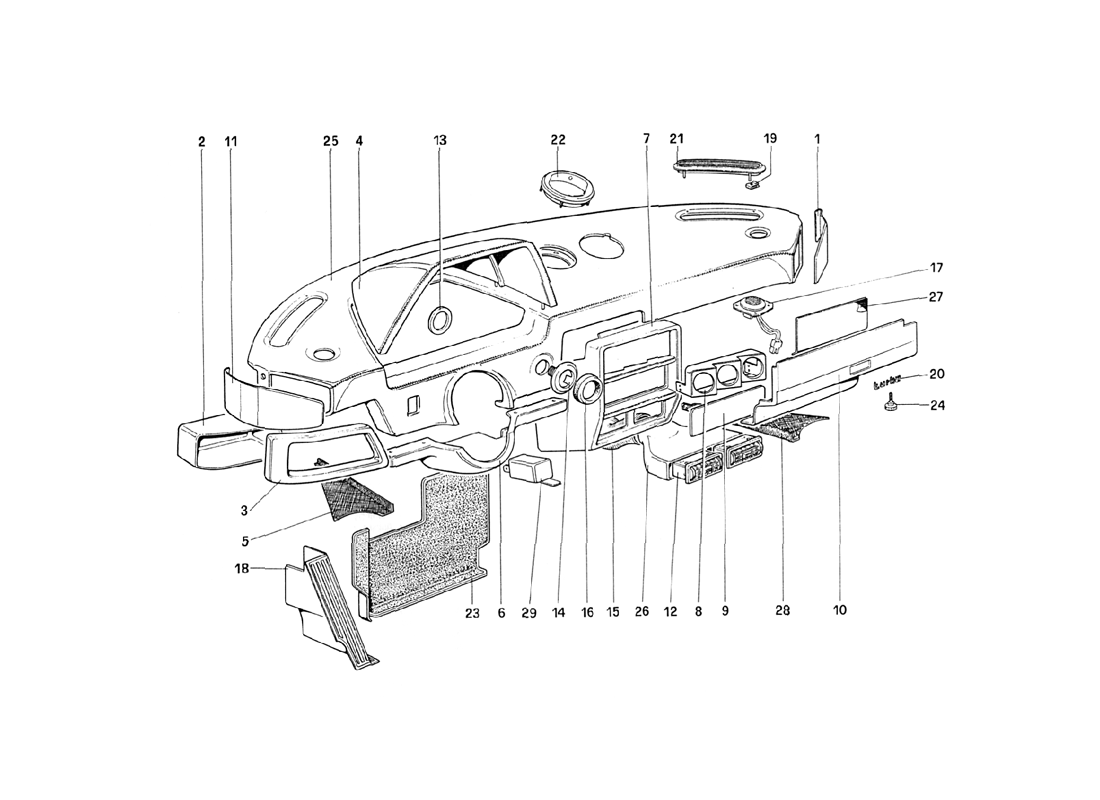 Schematic: Instruments Panel (from car 71597)