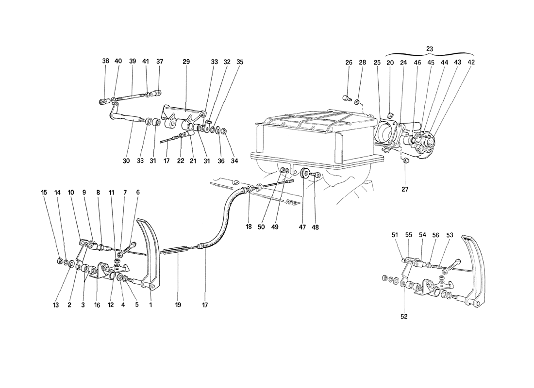 Schematic: Throttle Housing and Linkage