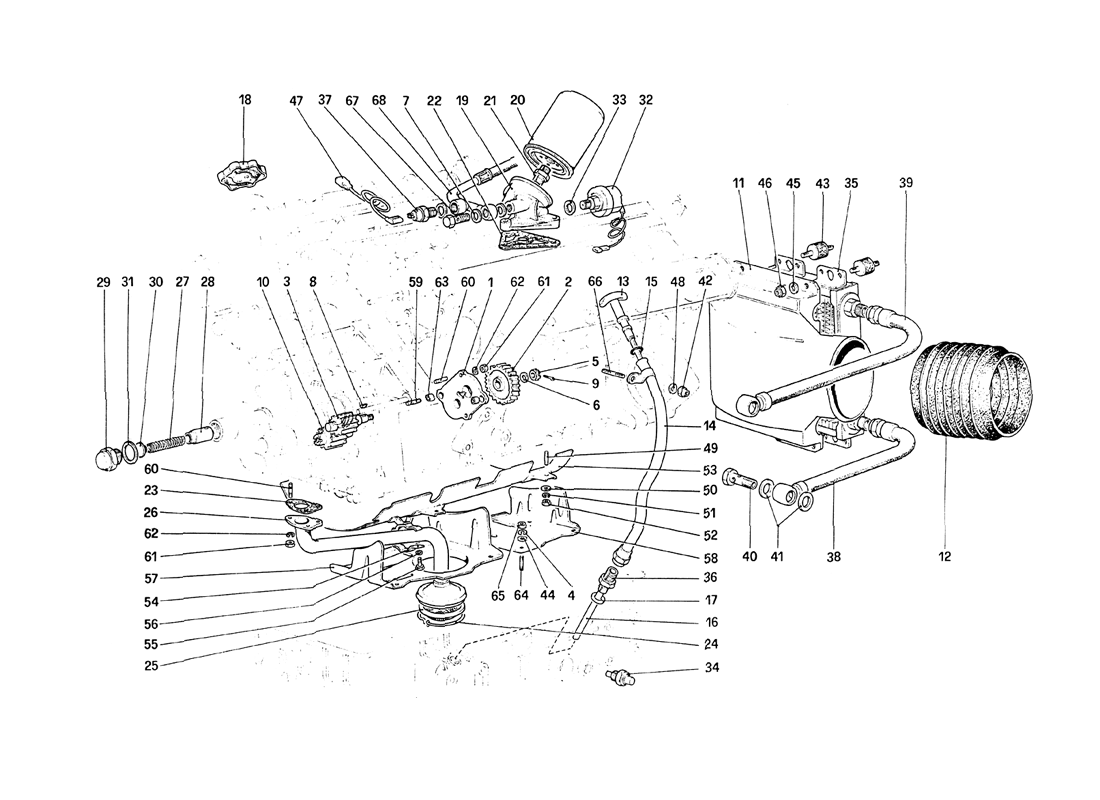 Schematic: Lubrication System