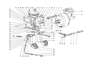 Pedal Boad - Brake and Clutch Controls (for car without Antiskid System)