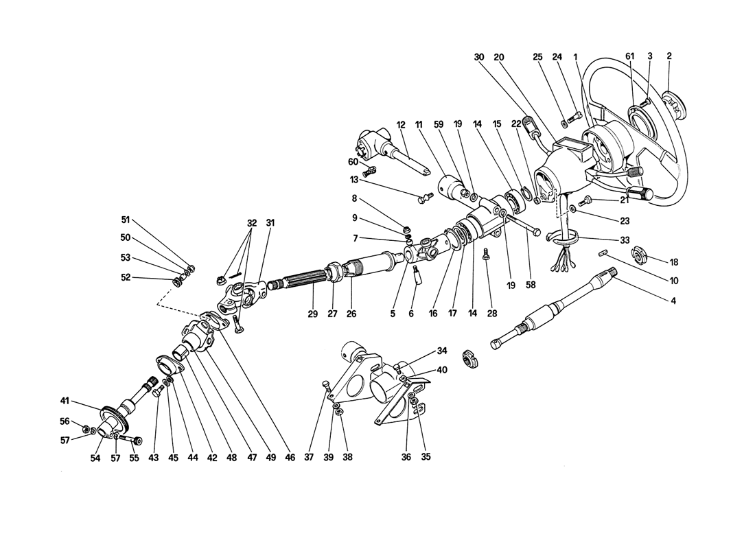 Schematic: Steering Column