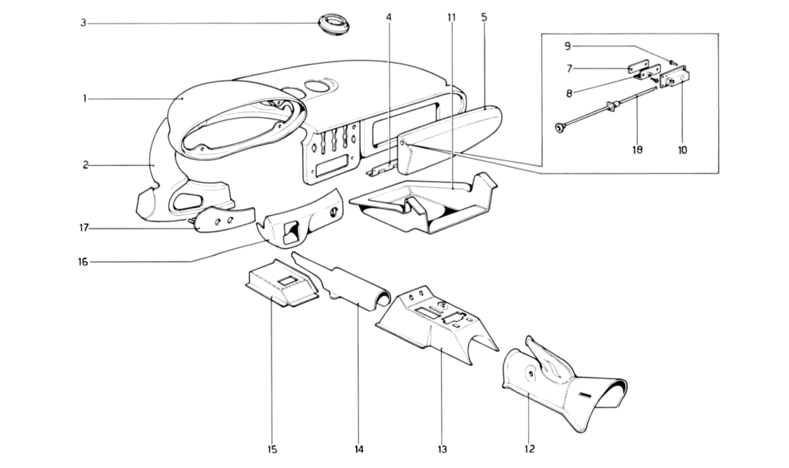 Schematic: Interior Trim and Accessories