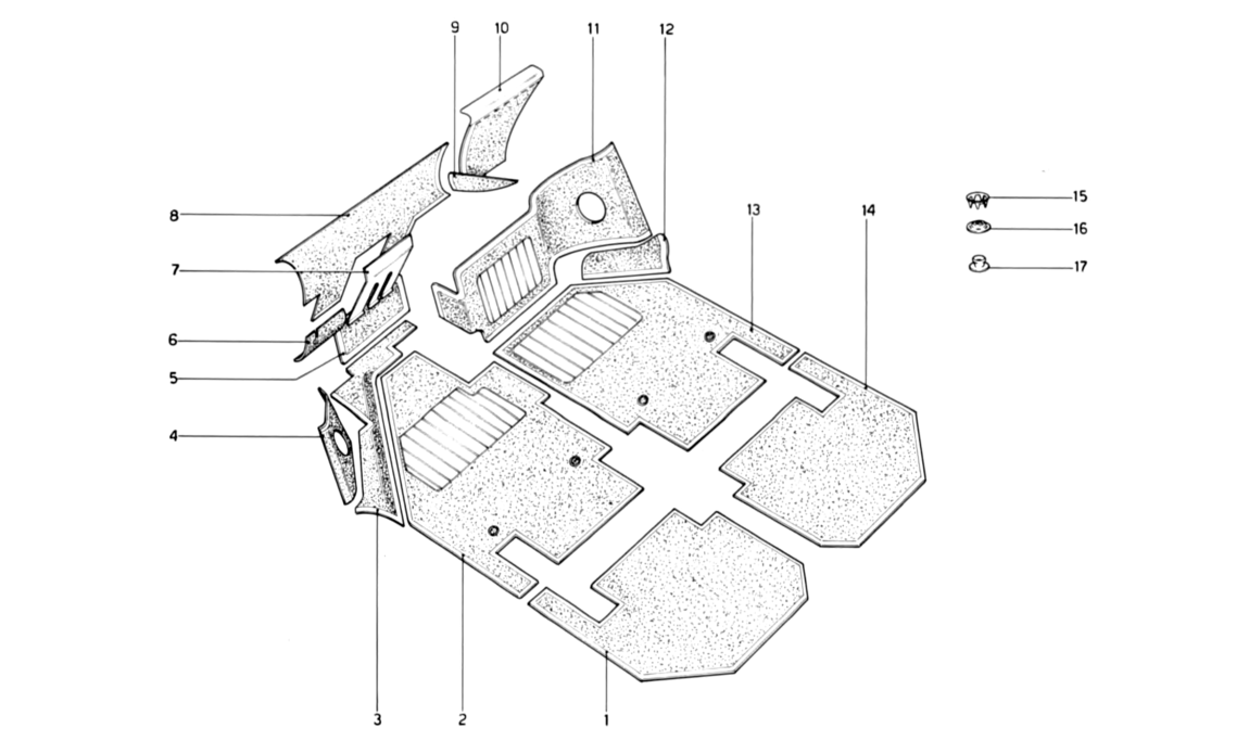 Schematic: Carpeting