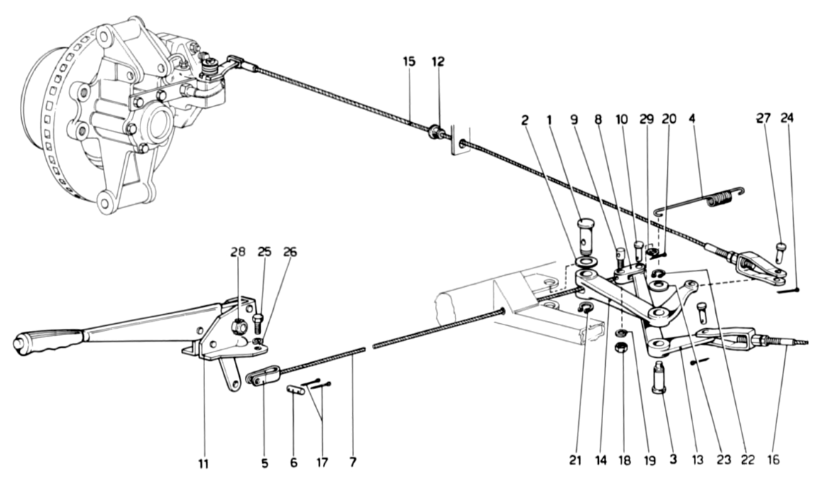 Schematic: Handbrake Control